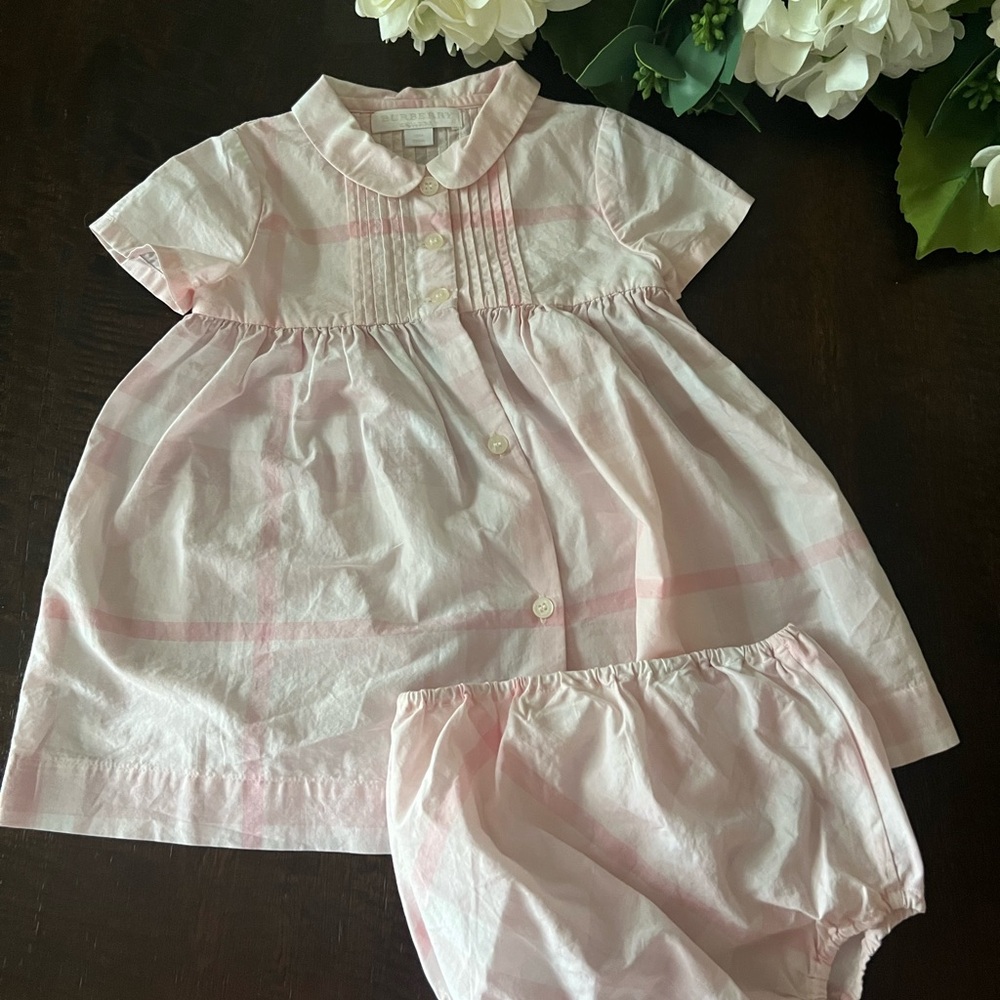 Burberry Pink Kids Matching Set